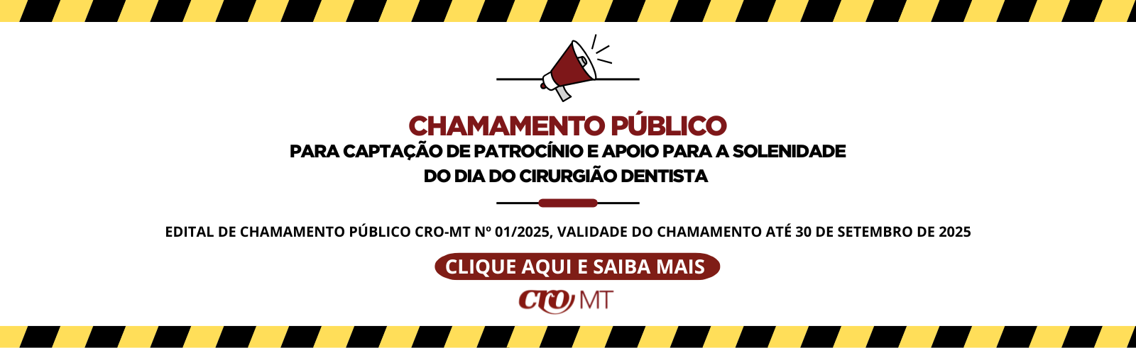 Chamamento público - Solenidade