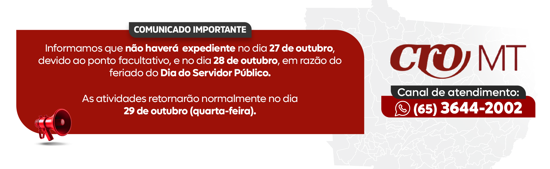 Comunicado importante