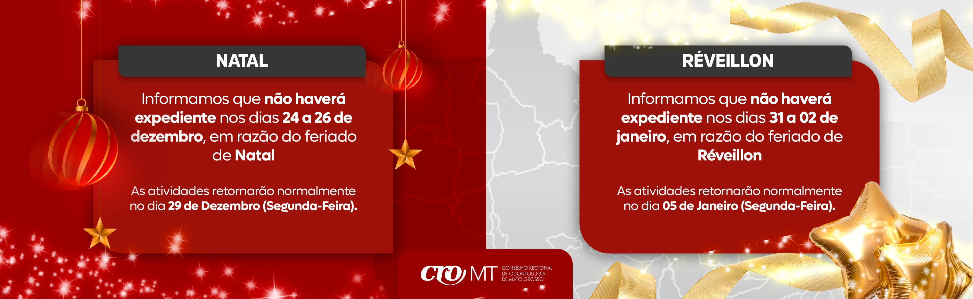 COMUNICADO de final de ano