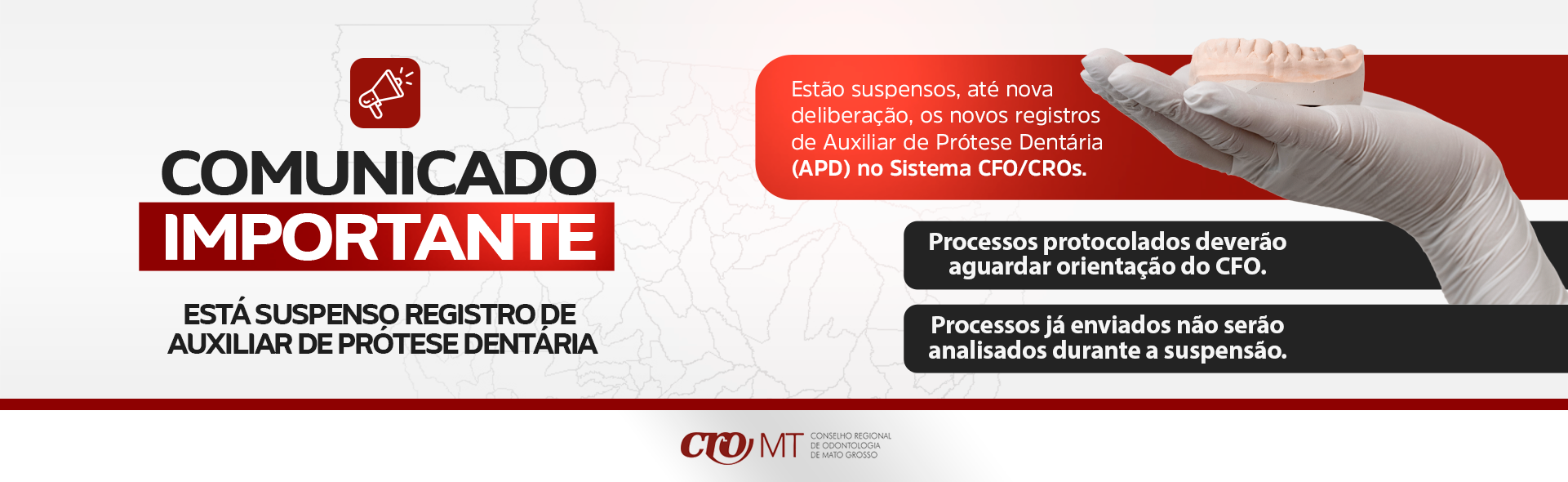 Suspensão de registro de APD