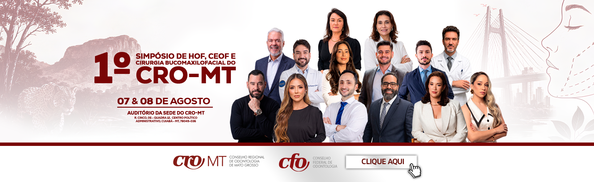 1º Simpósio de HOF, CEOF e Cirurgia Bucomaxilofacial do CRO-MT