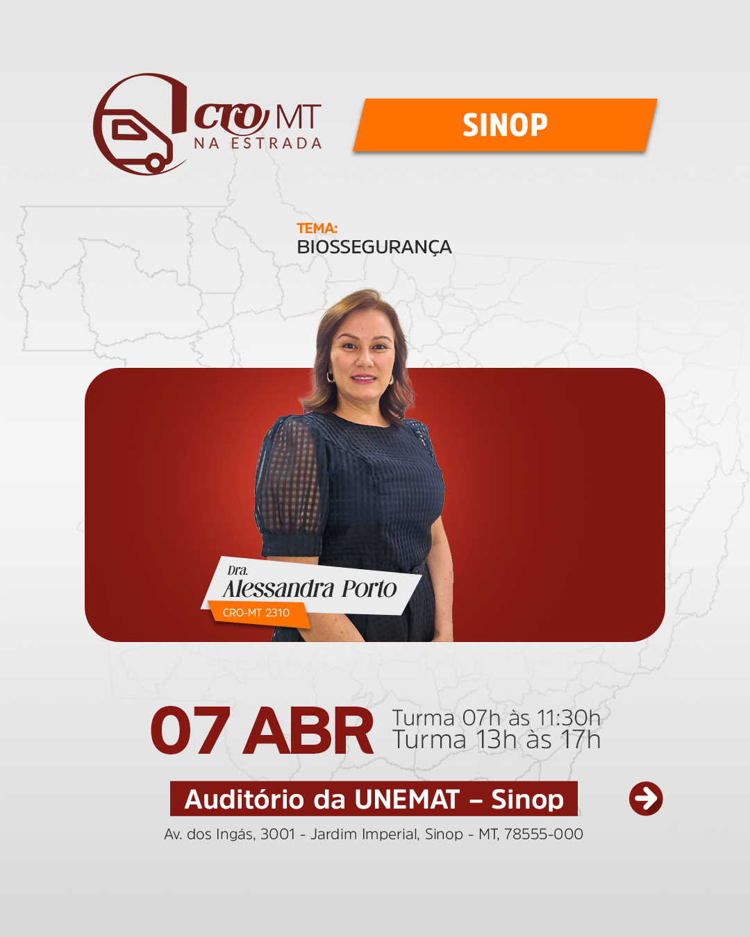 CRO na Estrada Sinop