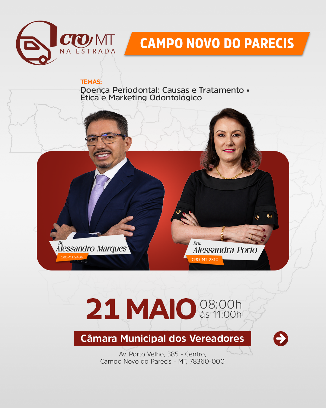 CRO na Estrada Campo Novo dos Parecis-MT CRO na Estrada Campo Novo dos Parecis-MT