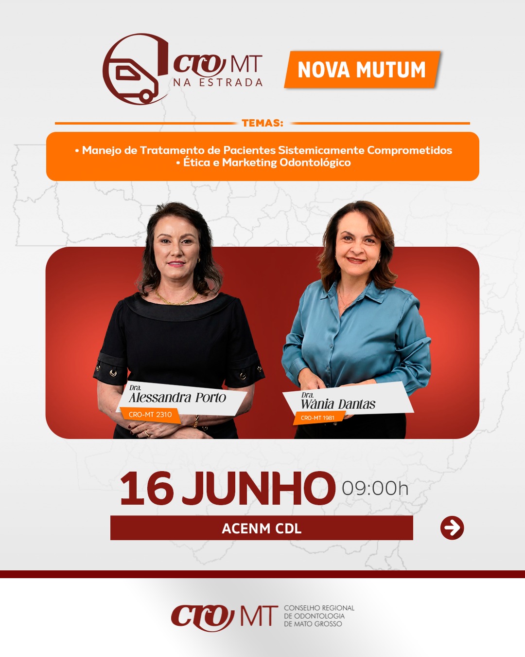 CRO NA ESTRADA – NOVA MUTUM