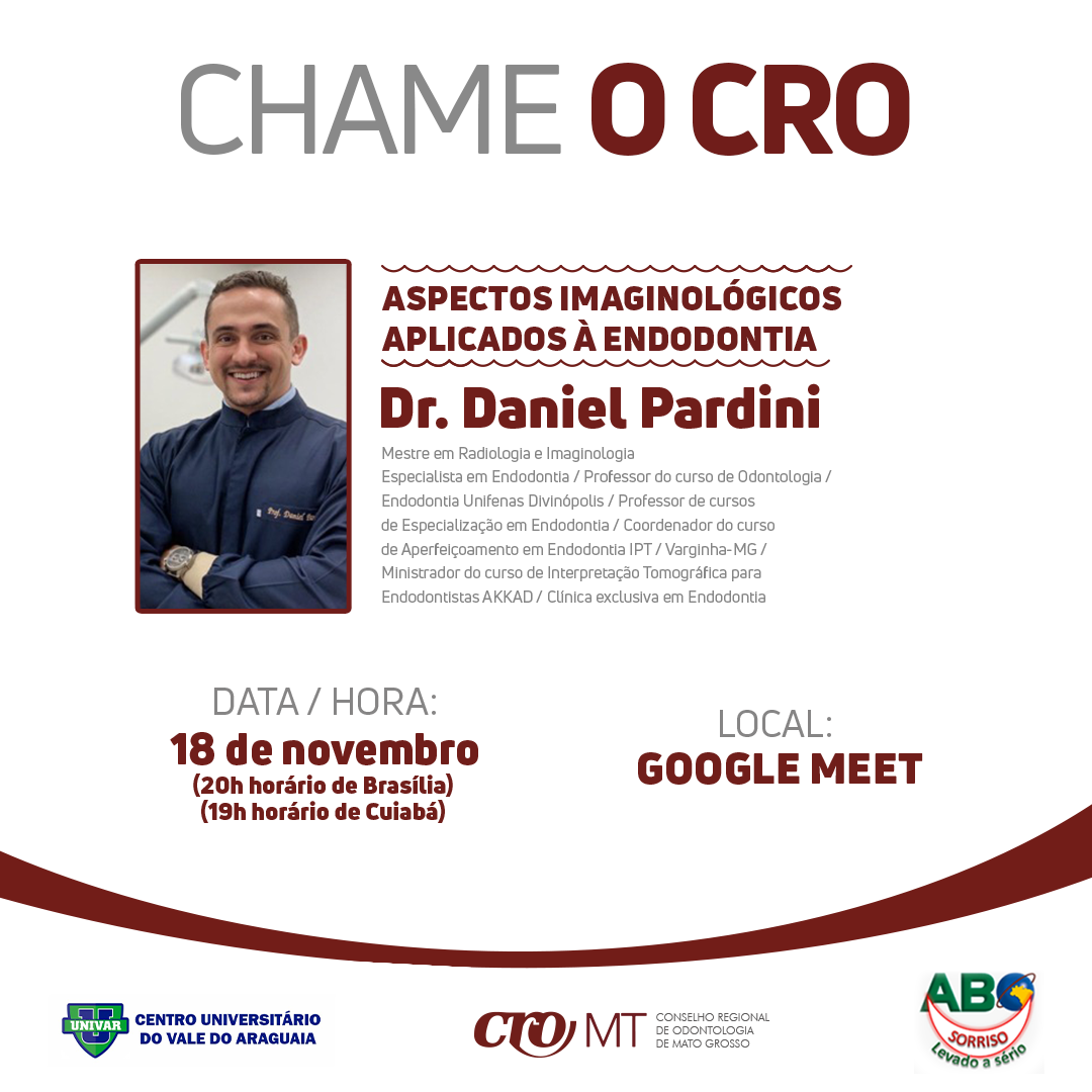 CHAME O CRO: Aspectos imaginológicos aplicados à Endodontia 