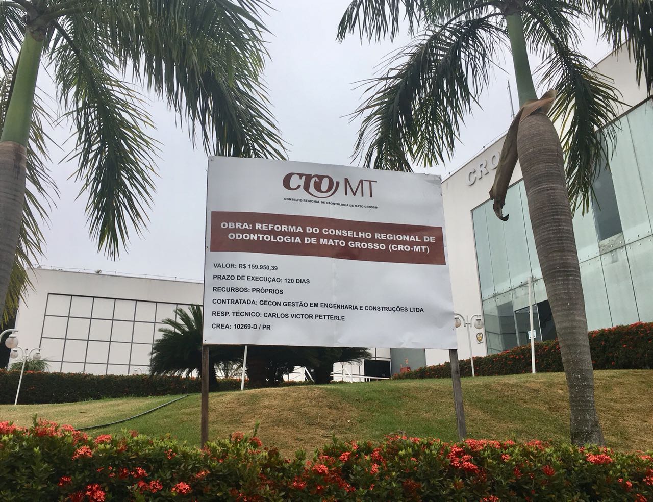 Sede do CRO-MT passa por reforma estrutural