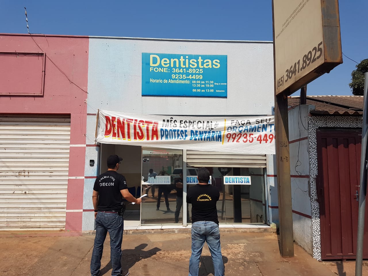 Falso dentista é flagrado em exercício ilegal da profissão em Cuiabá Falso dentista é flagrado em exercício ilegal da profissão em Cuiabá
