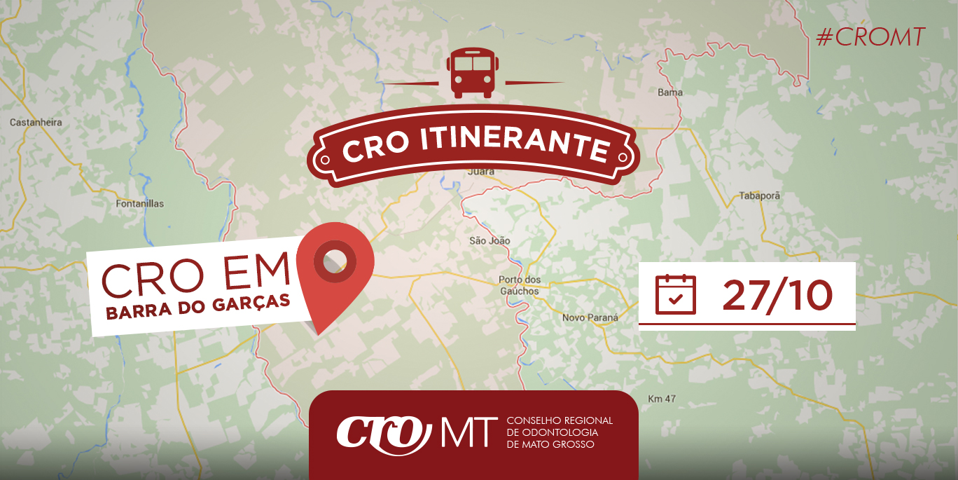 Barra do Garças recebe CRO Itinerante Barra do Garças recebe CRO Itinerante