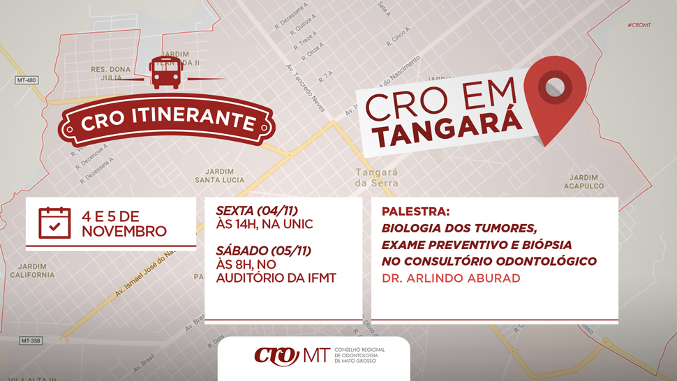 CRO Itinerante promove palestra em Tangará da Serra 