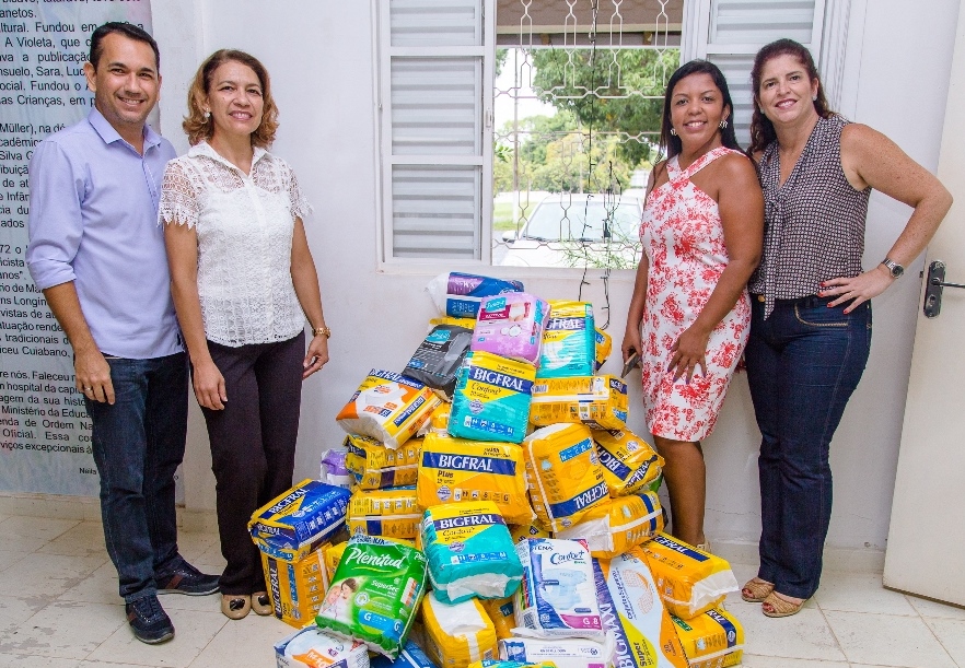 Conselho Regional de Odontologia realiza doação de fraldas geriátricas