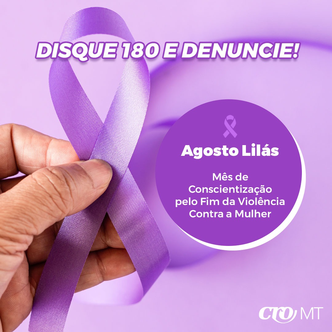 CRO-MT promove o ‘Agosto Lilás’ 