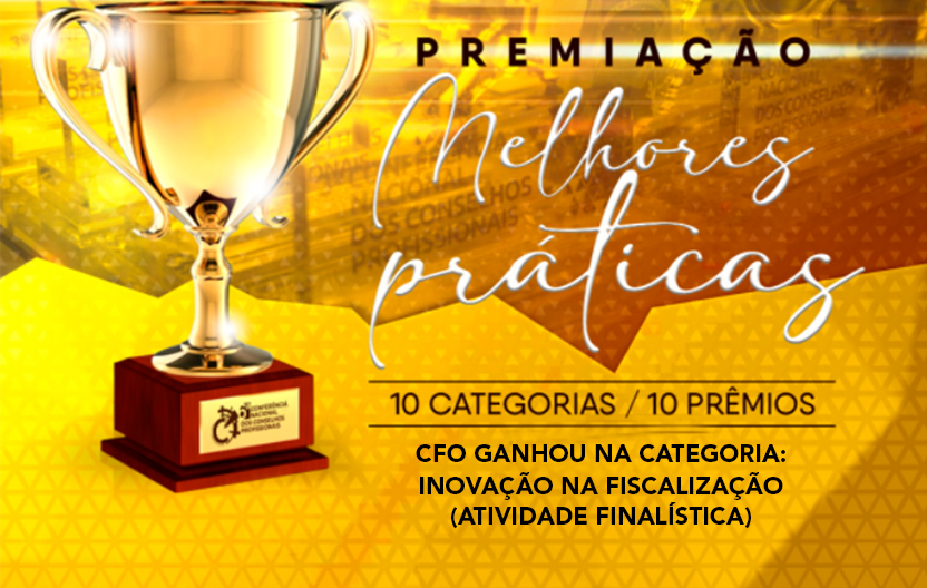 CFO recebe prêmio de Inovação na Fiscalização
