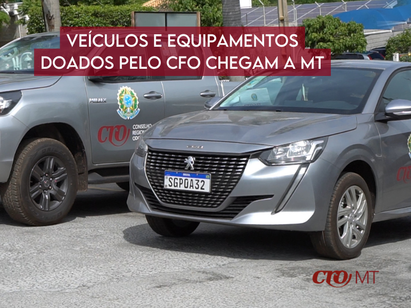 Veículos e equipamentos doados pelo CFO chegam a MT