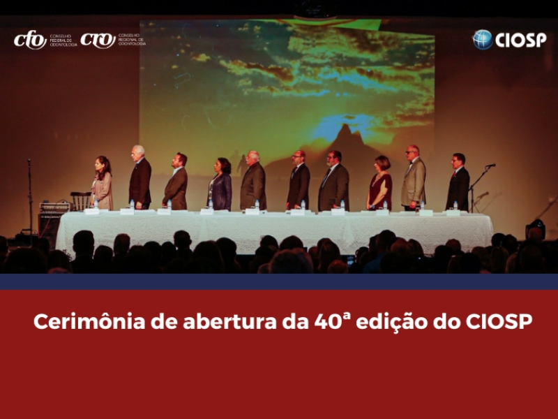 CRO-MT participa da 40ª edição do CIOSP