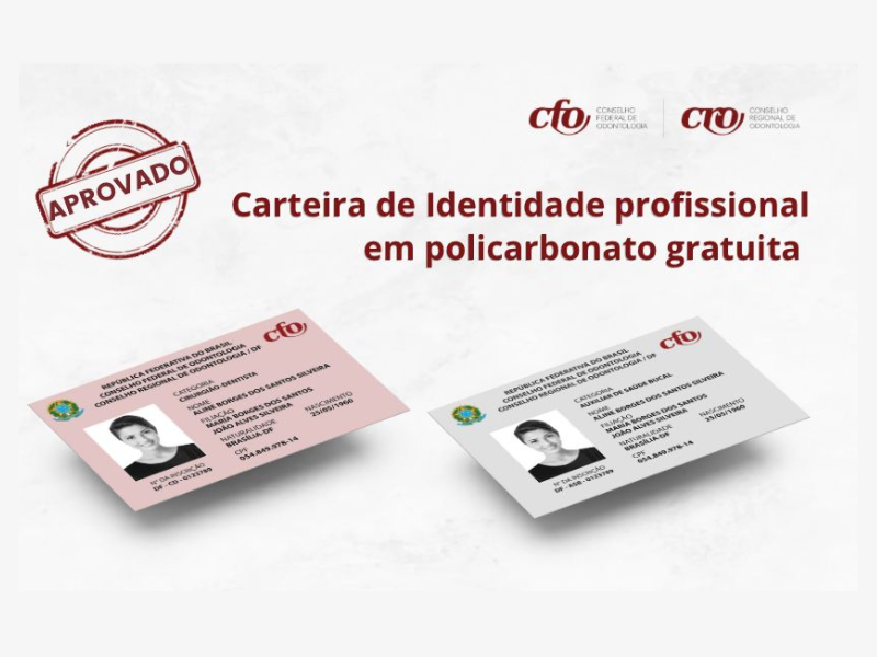 CFO aprova nova versão da Carteira profissional