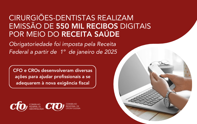 Recibos digitais por meio do Receita Saúde