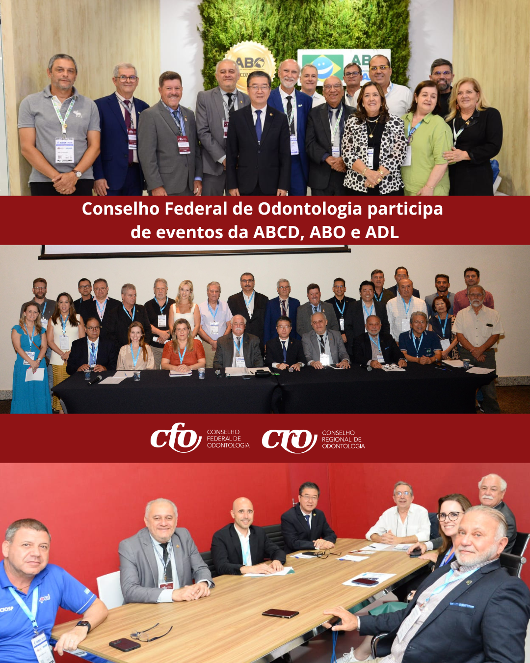 Posse da ABO e assembleias da ABCD e ADL no CIOSP 2025