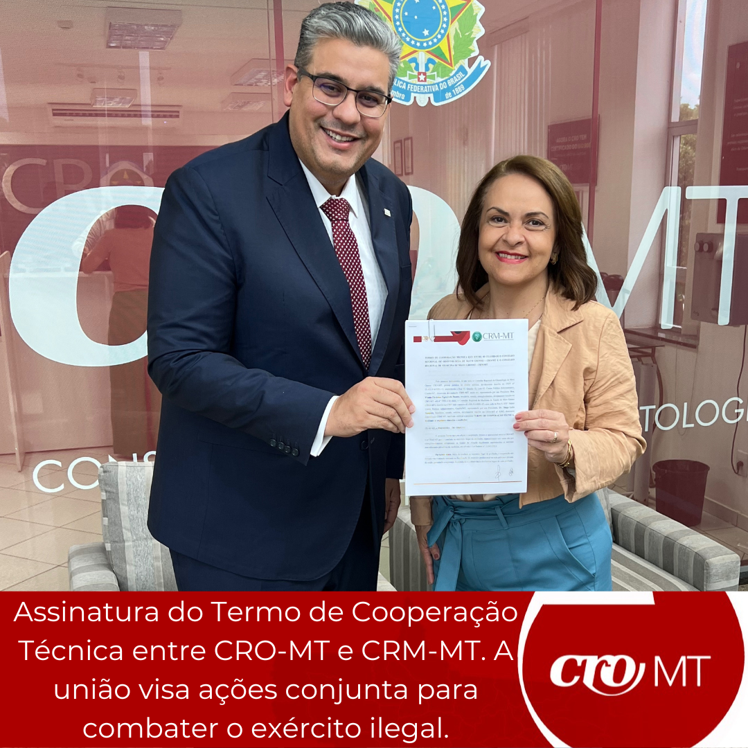 Termo de Cooperação Técnica entre CRO-MT e CRM-MT